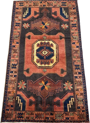 Hand-Knotted Tribal Persian Kolyaie Rug
