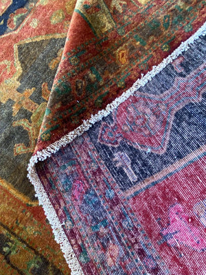 Hand-Knotted Tribal Persian Shahsavan Rug