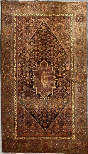 Hand-Knotted Tribal Persian Bidjar Gholtogh Rug