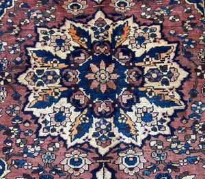 Hand-Knotted Tribal Persian Bakhtiar Faradonbeh Rug