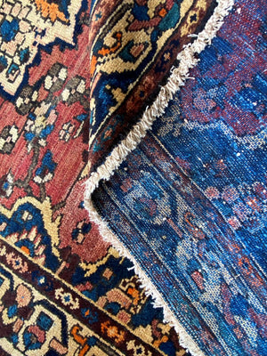 Hand-Knotted Tribal Persian Bakhtiar Faradonbeh Rug