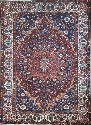 Hand-Knotted Tribal Persian Bakhtiar Carpet
