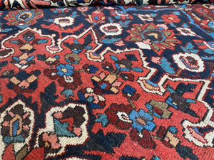 Hand-Knotted Tribal Persian Bakhtiar Carpet