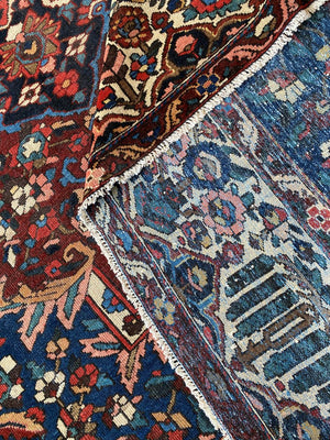 Hand-Knotted Tribal Persian Bakhtiar Carpet