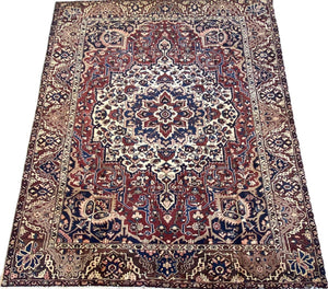 Hand-Knotted Tribal Persian Bakhtiar Carpet