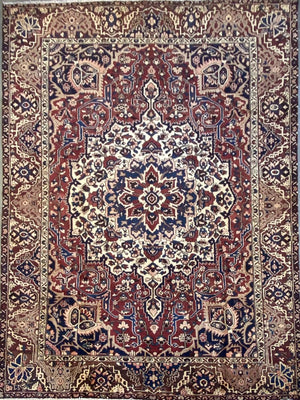Hand-Knotted Tribal Persian Bakhtiar Carpet