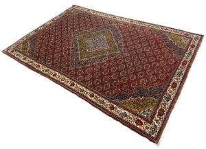 Fine Hand-Knotted Tribal Persian Bidjar Carpet
