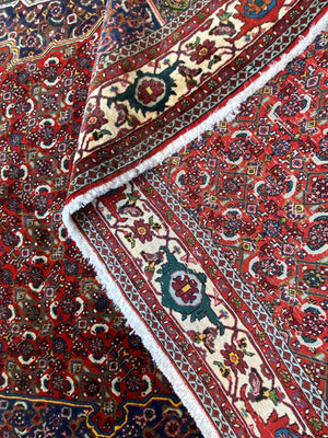 Fine Hand-Knotted Tribal Persian Bidjar Carpet