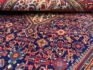Fine Hand-Knotted Persian Jozan Rug