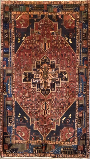 Hand-Knotted Tribal Persian Kolyaie Rug