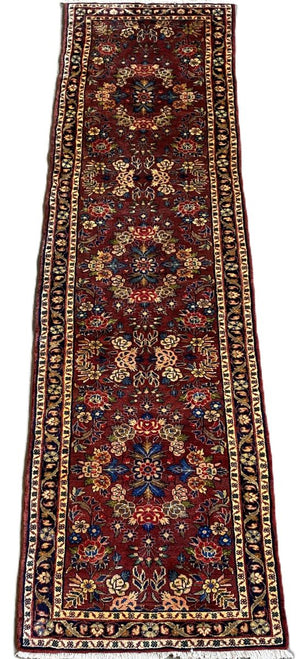 Hand-Knotted Persian Malayer Runner