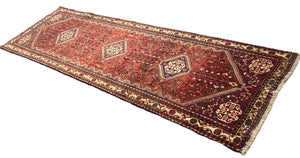 Hand-Knotted Persian Abadeh Heybatlou Runner