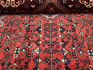 Hand-Knotted Persian Abadeh Heybatlou Runner