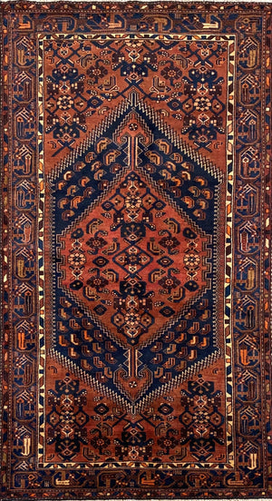 Hand-Knotted Tribal Persian Malayer Rug