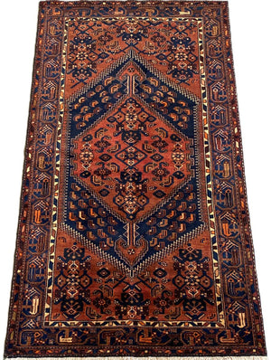 Hand-Knotted Tribal Persian Malayer Rug