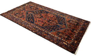 Hand-Knotted Tribal Persian Malayer Rug