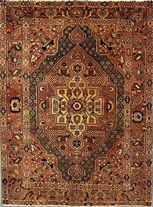Hand-Knotted Tribal Persian Bakhtiar Rug