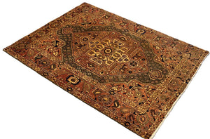 Hand-Knotted Tribal Persian Bakhtiar Rug