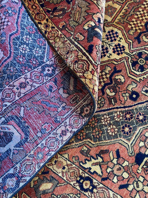 Hand-Knotted Tribal Persian Bakhtiar Rug