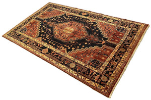Hand-Knotted Tribal Persian Toyserkan Rug