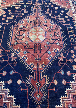 Hand-Knotted Tribal Persian Toyserkan Rug