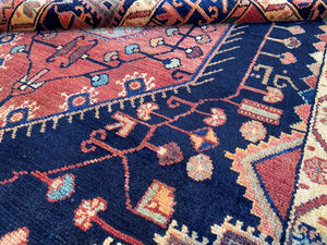 Hand-Knotted Tribal Persian Toyserkan Rug