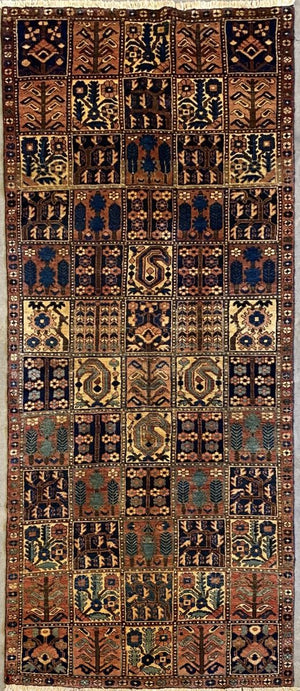 Hand-Knotted Tribal Persian Bakhtiar Rug