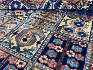 Hand-Knotted Tribal Persian Bakhtiar Rug