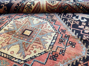 Hand-Knotted Tribal Persian Toyserkan Rug