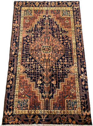 Hand-Knotted Tribal Persian Toyserkan Rug