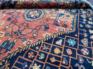 Hand-Knotted Tribal Persian Toyserkan Rug