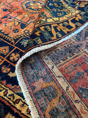 Hand-Knotted Tribal Persian Toyserkan Rug