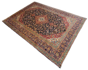 Fine Hand-knotted Royal Persian Kashan Carpet