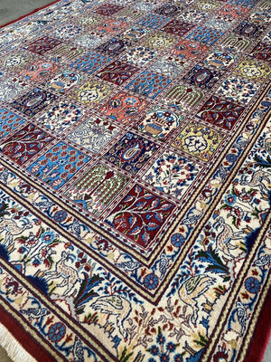 Fine Hand-Knotted Persian Birjand Mood Carpet