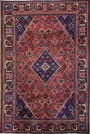 Fine Hand-Knotted Persian Meymeh Carpet