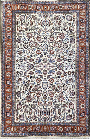 Fine Hand-Knotted Persian Kashmar Carpet
