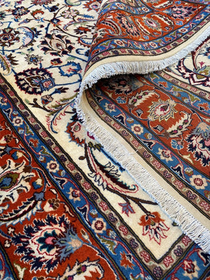 Fine Hand-Knotted Persian Kashmar Carpet