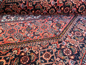 Fine Hand-Knotted Tribal Persian Bidjar Boukan Rug