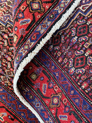 Hand-Knotted Tribal Persian Senneh Rug