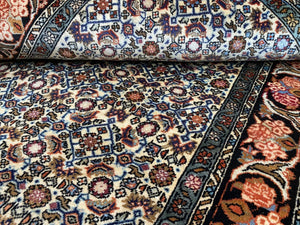 Hand-Knotted Tribal Persian Bidjar Rug