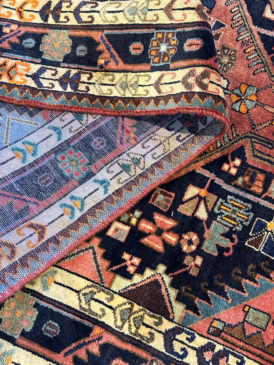 Hand-Knotted Tribal Persian Toyserkan Rug