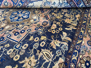 Hand-Knotted Tribal Persian Sonqor Bidjar Rug