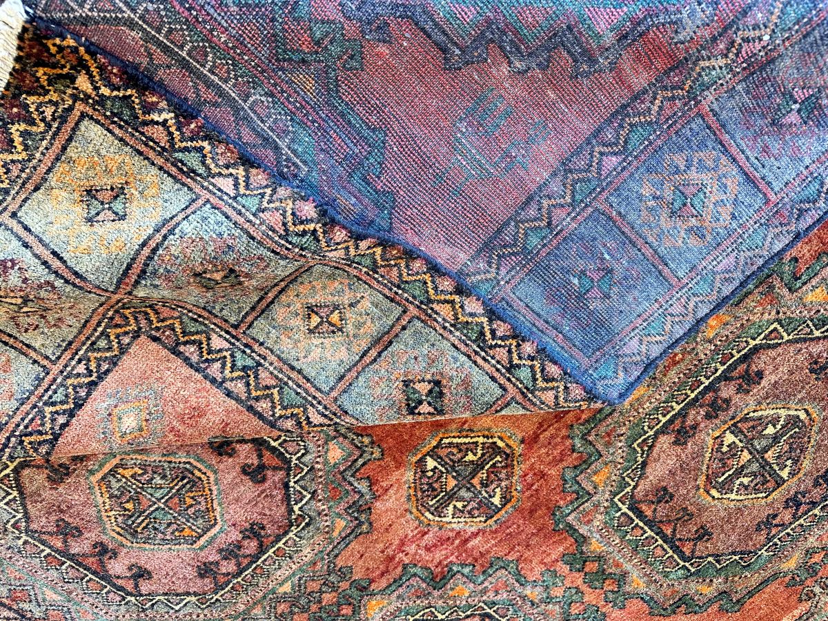 Hand-Knotted Tribal Persian Shirvan Rug