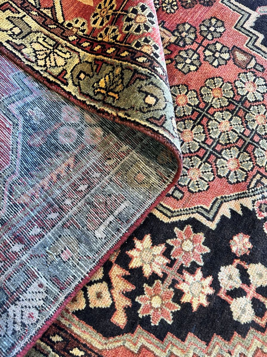 Hand-Knotted Tribal Persian Bakhtiar Rug