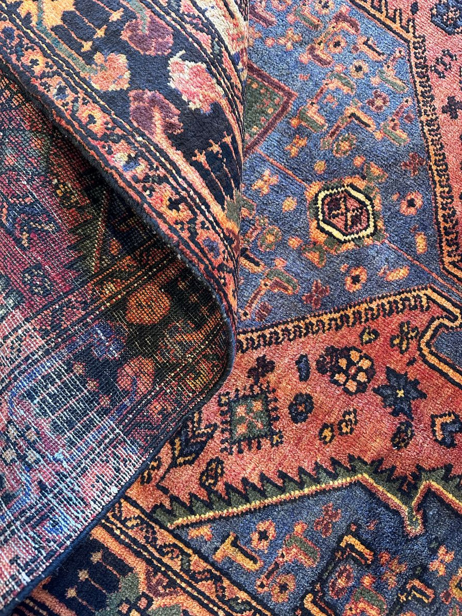 Hand-Knotted Tribal Persian Toyserkan Rug
