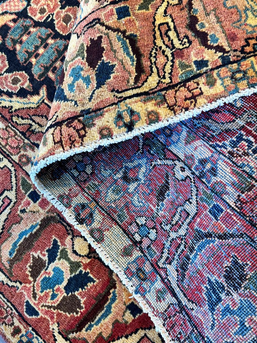 Hand-Knotted Tribal Persian Bakhtiar Rug