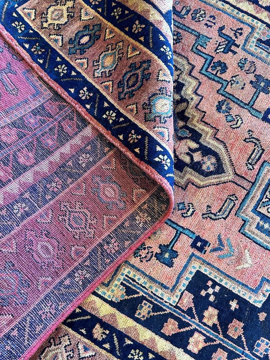 Circa 1960s Tribal Persian Zanjan Rug