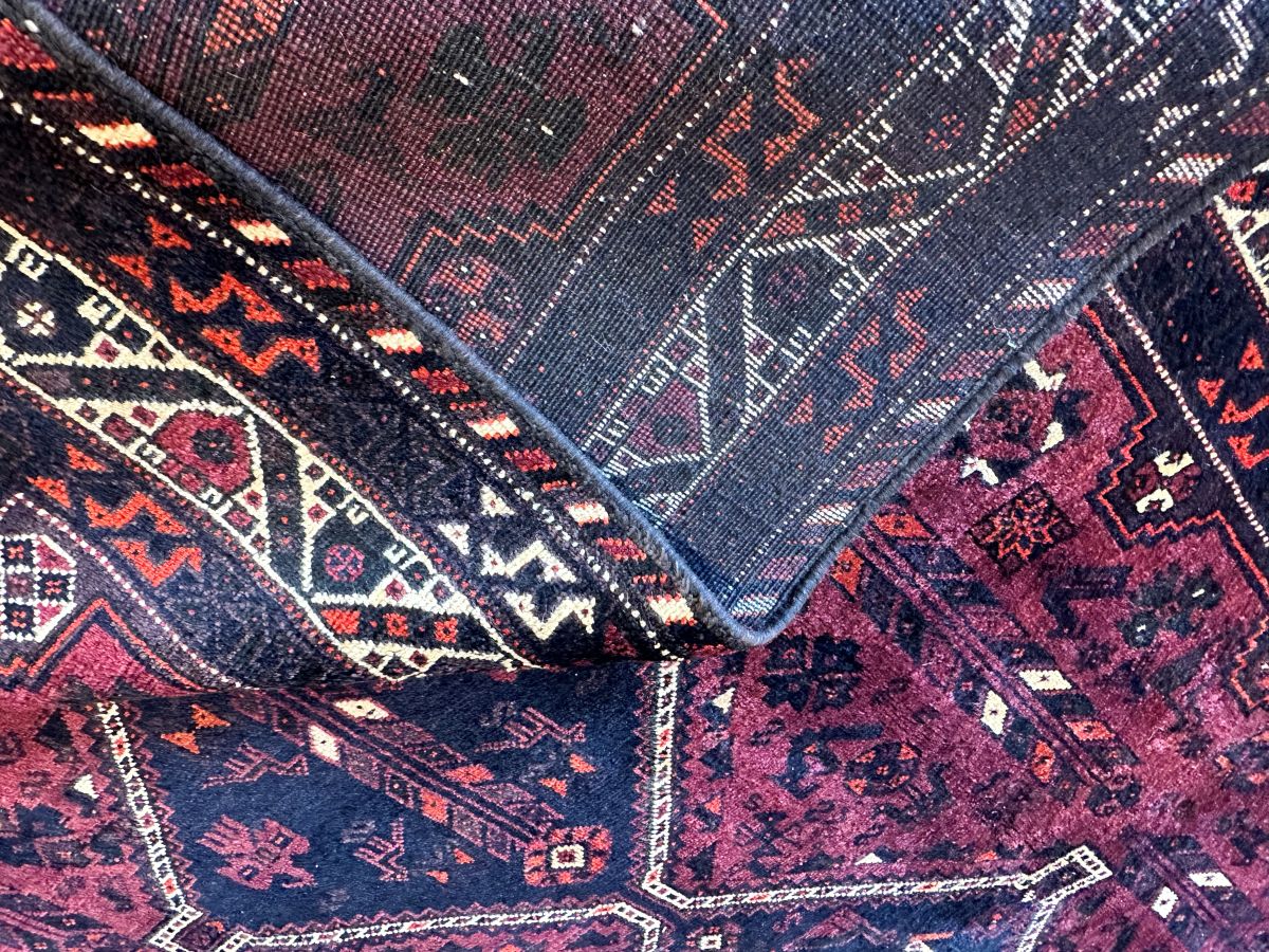 Hand-Knotted Tribal Persian Qashqaie Rug