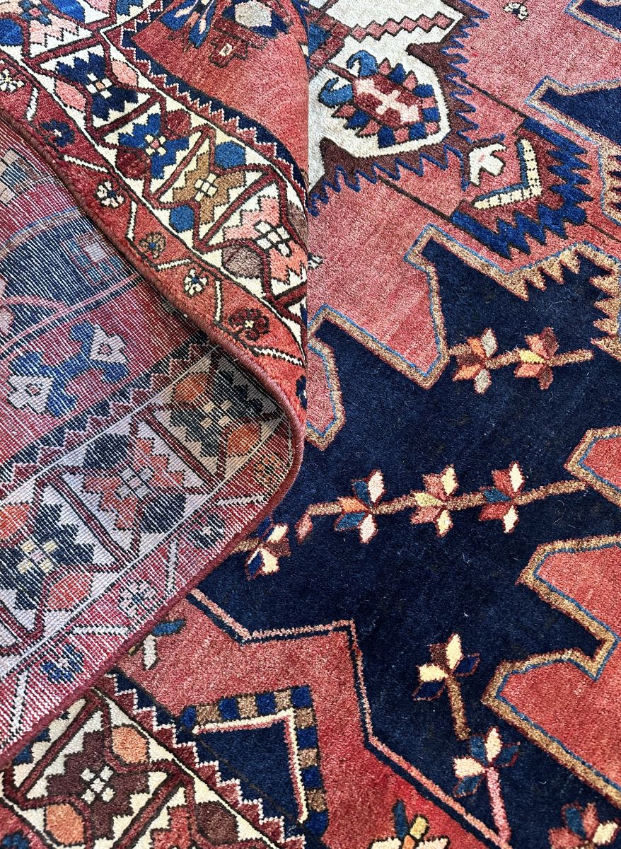 Hand-Knotted Tribal Persian Bakhtiar Rug