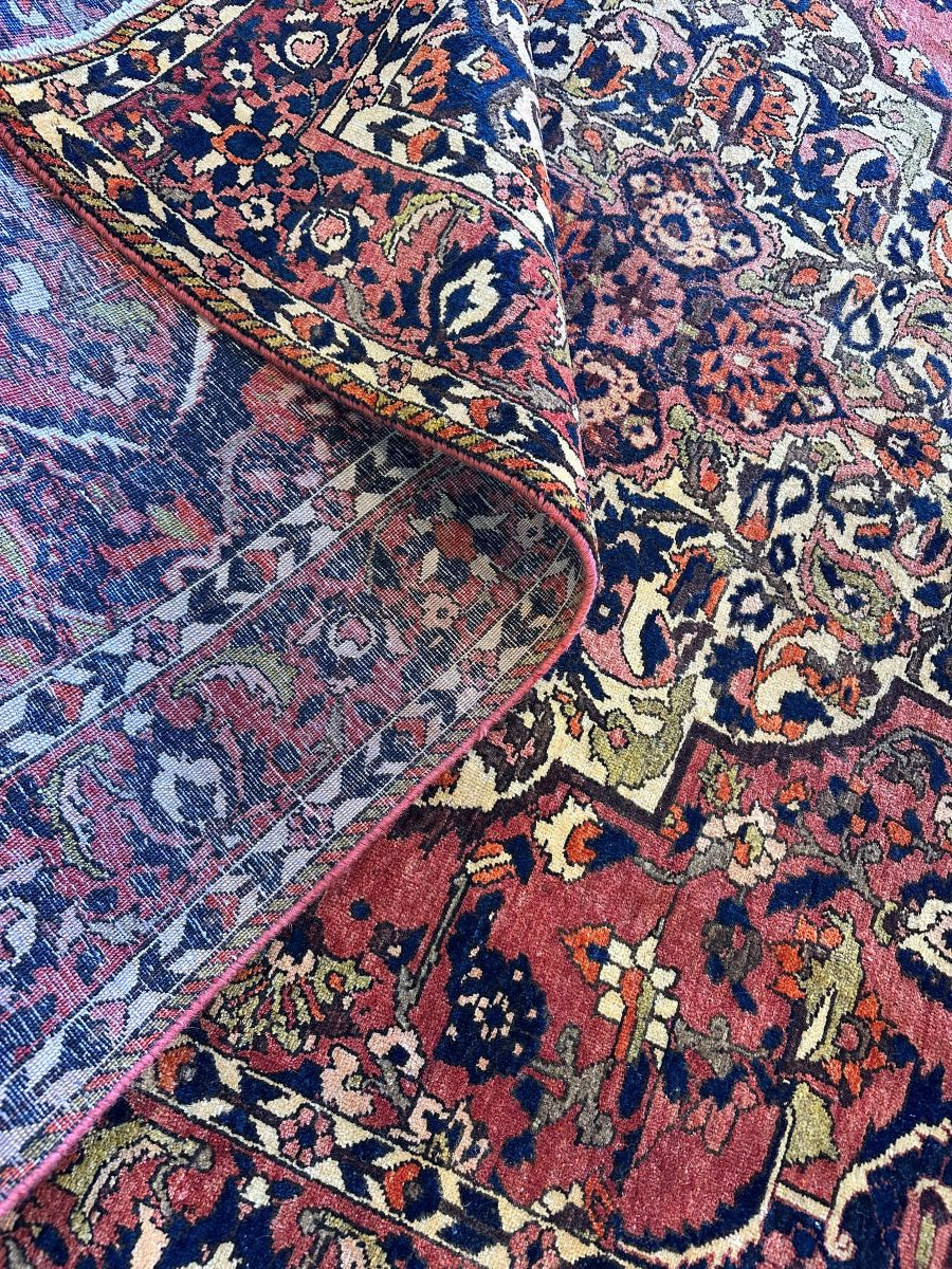 Hand-Knotted Tribal Persian Bakhtiar Rug